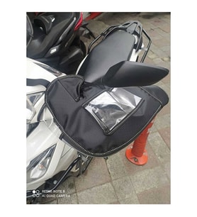 Honda Yeni Activa 125 Deluxe 2023 Uyumlu Telefon Tutuculu Elcik Koruma Aras Moto (Siyah)