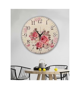 bilge Tasarım retro Duvar Saati 40 x 40 CM (Karışık)