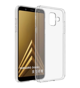 Samsung Galaxy J6 Uyumlu Kılıf Zore Süper Silikon Kapak (Renksiz)