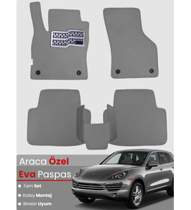 PORSCHE CAYENNE (2002-2010) Uyumlu EVA Paspas Tam Set–Araca Özel,Oto Paspas