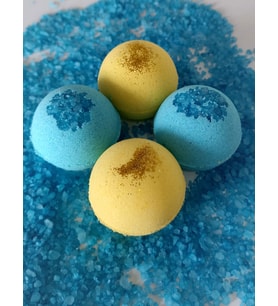 Starbathbomb 4'lü Okyanus& Vanilya Doğal Banyo Topu/Nem Bombası 4x80 Gr.