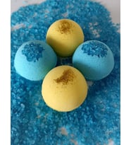 Starbathbomb 4'lü Okyanus& Vanilya Doğal Banyo Topu/Nem Bombası 4x80 Gr.