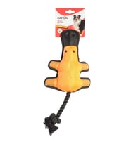 Camon İpli ve Gıcırtılı Platipus Ördek Şeklinde Dayanıklı Naylon Köpek Oyuncağı 38 Cm