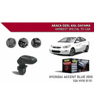 Hyundai Accent Blue Araca Özel Kol Dayama Kolçak 2010+ Sonrası Niken (Siyah)
