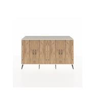 Kronos Konsol 6 Raflı 4 Kapaklı 176x59x99 Aytaşı-Çam