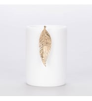 Leaf Diş Fırçalık Beyaz Altın