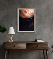 Jupiter Uzay Metal Poster Metal Tablo Metal Üzerine Baskılı Metal Poster Ev Duvar Dekorasyon