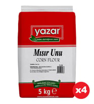 Yazar Mısır Unu (Glutensiz) 5 Kg x 4 Paket