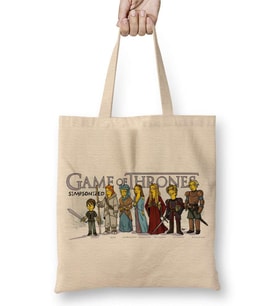 Game Of Thrones Simpsonized Bez Çanta Uzun Saplı