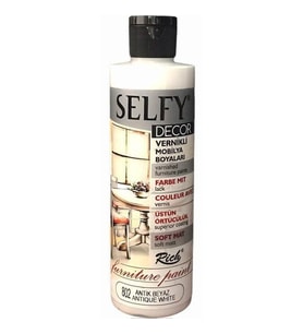Rich Selfy Decor Vernikli Boya 240 cc 802 ANTİK BEYAZ 