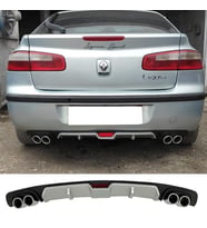 Renalt Laguna 2 Gri Difüzör 4 Krom Egzoz Görünümlü Difizör Arka Ek Body Kit