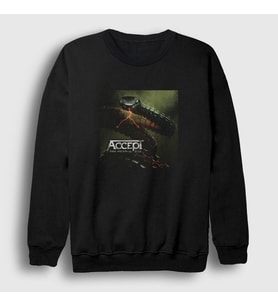 Presmono Unisex Siyah Too Mean To Die Accept Sweatshirt 180852tt