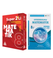 Örnek Akademi 8. Sınıf Süper İkili Matematik Seti ve Antrenmanlarla Matematik Seti 2 Kitap