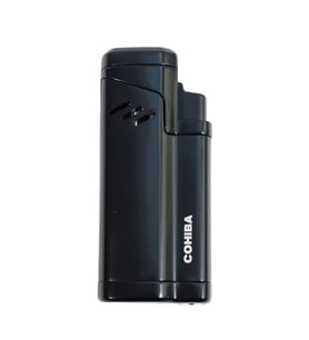 Cohiba 4 Torch Pürmüz Delicili Siyah Metal Puro Çakmağı