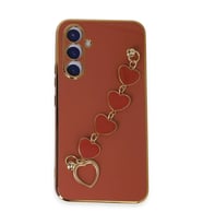 Samsung Galaxy A54 5g Kılıf Esila Silikon - Kırmızı