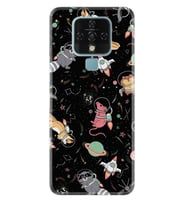 Tecno Camon 16 18P Pova Pova 3 Pova Neo Kılıf Desemli Silikon Planet Animals 1771