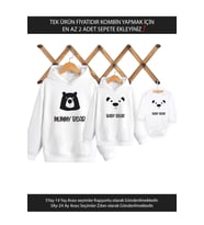 Mummy Baby Bear Anne Oğul Kız(TEK ÜRÜN FİYATIDIR KOMBİN YAPMAK İÇİN EN AZ 2 ADET SEPETE EKLEYİNİZ)