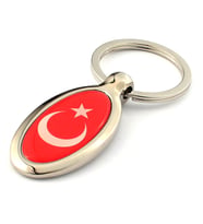 Ay Yıldız Damla Logolu Logosuz Anahtarlık ''NewLifePromosyon'' MDL129