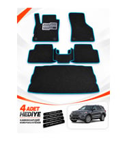 e-biz FORD EXPLORER (2025-2027) Uyumlu EVA Oto Paspas Bagaj Paspası Dahil Siyah-Turkuaz