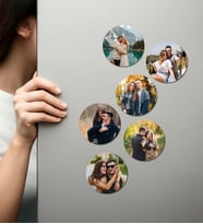Kişiye Özel Ahşap Fotoğraflı UV Baskılı Magnet