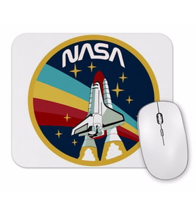 Nasa Rocket Logo Mouse Pad