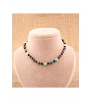 Doğal Taş Bebek Kolye - Dumanlı Kuvars,kalsit,krizokol,yeşim,lapis,kaplan Gözü,amazonit
