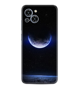 Reeder S23 Max Pro Kılıf Resimli Desenli Silikon Platinium Series Midnight Moon 1802
