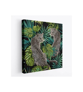 Leoparlar  Dekoratif Kanvas Tablo-5813