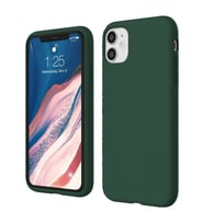 Apple iPhone 11 İnce Mat Silikon Kılıf Haki