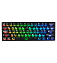 AKKO MONSGEEK FUN60 MAX Black Hall Effect Glare Manyetik Switch 8K Hz ARGB Kablosuz Hotswap Türkçe Mekanik Gaming Klavye