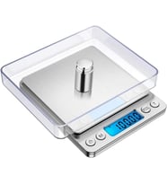Hassas Tartı Kuyumcu Eczane ve Epoksi Uygun Hassas Terazi 500 Gr. Kapasite / 0.01 Gr. Hassasiyet Tartı Professional Lcd Ekranı