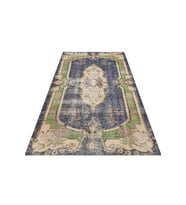 Vintage El Dokuma Eskitme Halı 140x246 cm 8719