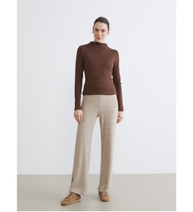 LCW EVERYDAY Bej Beli Lastikli Kadın Pantolon