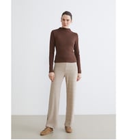 LCW EVERYDAY Bej Beli Lastikli Kadın Pantolon