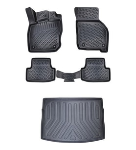 Rizline Volkswagen Golf 8 Oto Vites 3D Havuzlu Paspas 2020 + Bagaj Havuzu
