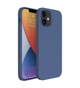 Apple iPhone 13 6.1'' İnce Mat Silikon Kılıf Lacivert