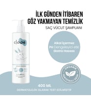 Doğumdan İtibaren Kullanıma Uygun Göz Yakmayan Hassas Temizleyici Organik Bebek Şampuanı 400 ml