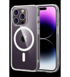 iPhone 16 Pro Max Combo Sert Şeffaf Magsafe Kapak - Şeffaf