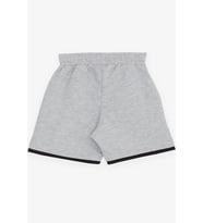 Breeze Girls & Boys Erkek Çocuk Şort Cepli Aksesuarlı 3-7 Yaş, Gri Melanj