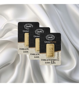 3 ADET 2.5 GR 24 AYAR İAR GRAM ALTIN