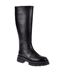 Castle Black Hakiki Deri Kadın Çizme CB-25900 SİYAH