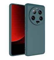 Vendas Xiaomi Mi 13 Ultra Uyumlu Lansman Serisi Içi Kadife Ipek Dokulu Lansman Kılıf (Koyu Yeşil)