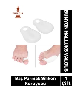 Özel Üretim Kemik Ayak Baş Parmak Bunyon Makarasız Halluks Valgus Silikon Koruyucu 1 Çift