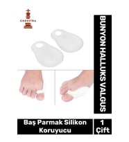 Özel Üretim Kemik Ayak Baş Parmak Bunyon Makarasız Halluks Valgus Silikon Koruyucu 1 Çift