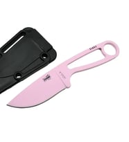 İzula Esee 51455Pnk Pembe Kamp Bıçağı 16 Cm - Komple Metal, Plastik Kılıflı
