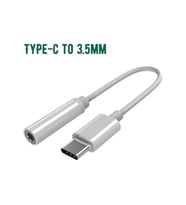 Type-c To Aux 3.5mm Kulaklık Çevirici Dönüştürücü Siyah