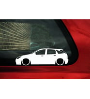 Focus mk1 hb basık kelebek cam stickeri 2 adet