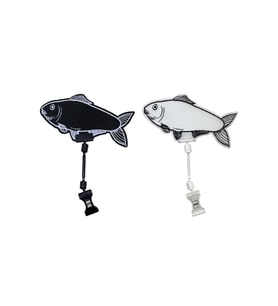 Mini Mandallı Fiyatlık Balık 50 mm - Şeffaf (Pakette 5 Adet)