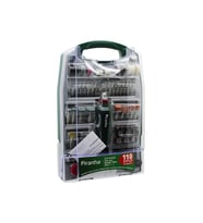 110 PCS MİNİ TAŞLAMA - GRINDER ÇOK AMAÇLI SET ELEKTRİKLİ EL MOTORU DC 12V  16000 RPM PARLATMA PRT-9112 (5343)