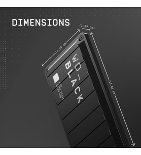 Western Digital Black P50 Game Drive WDBA3S0010BBK USB 3.2 1 TB Taşınabilir SSD Outlet